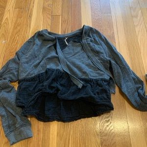 Free people peplum sweater